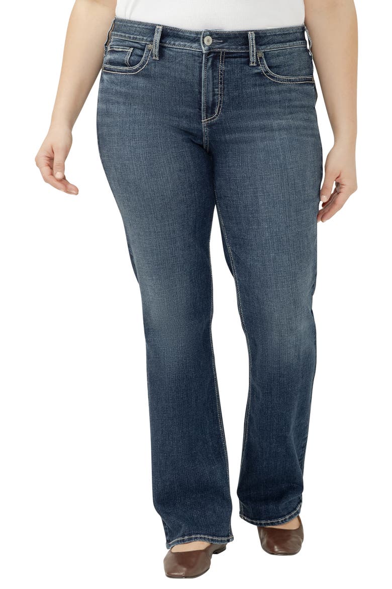 Suki Curvy Mid Rise Bootcut Jeans, Main, color, SUTTON