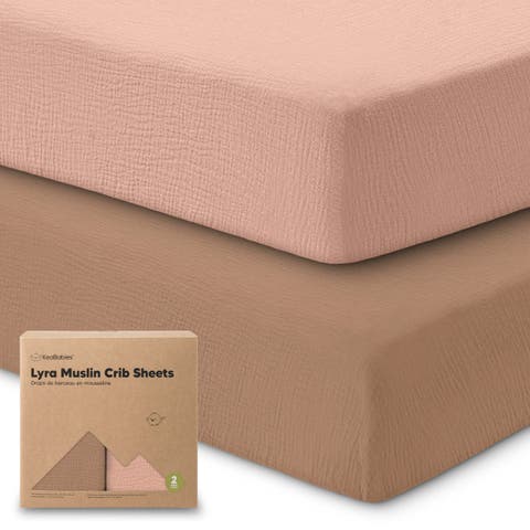2-Pack Lyra Muslin Crib Sheets