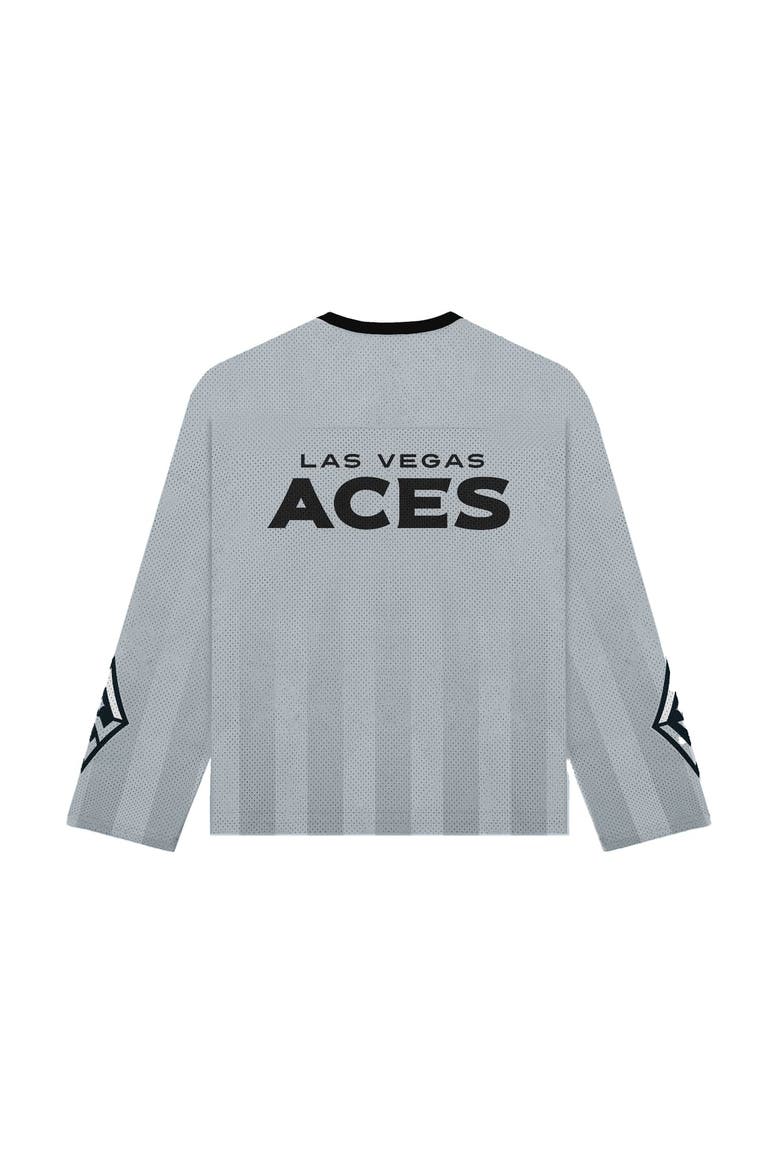 Unisex Playa Society  Gray Las Vegas Aces Hockey Fashion Jersey, Alternate, color, Gray