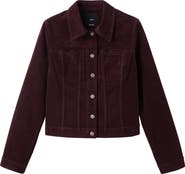 MANGO Stitch Velvet Jacket