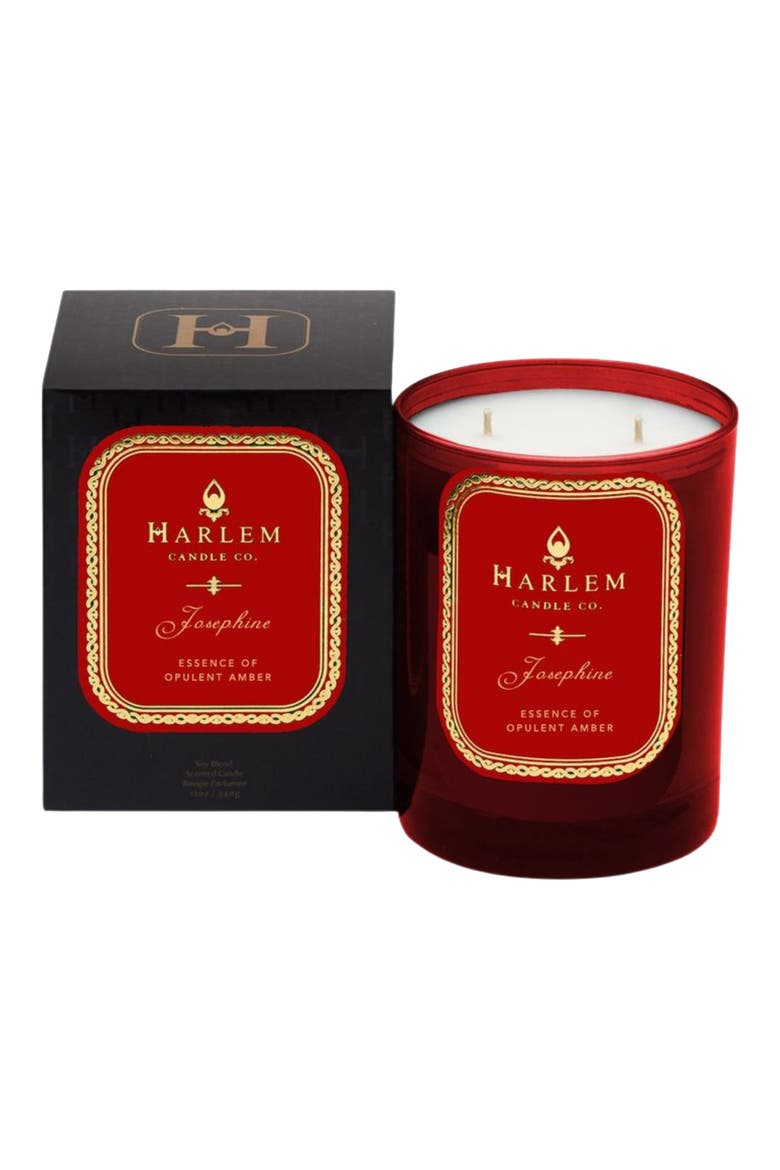 Josephine Luxury Candle, Alternate, color, RED