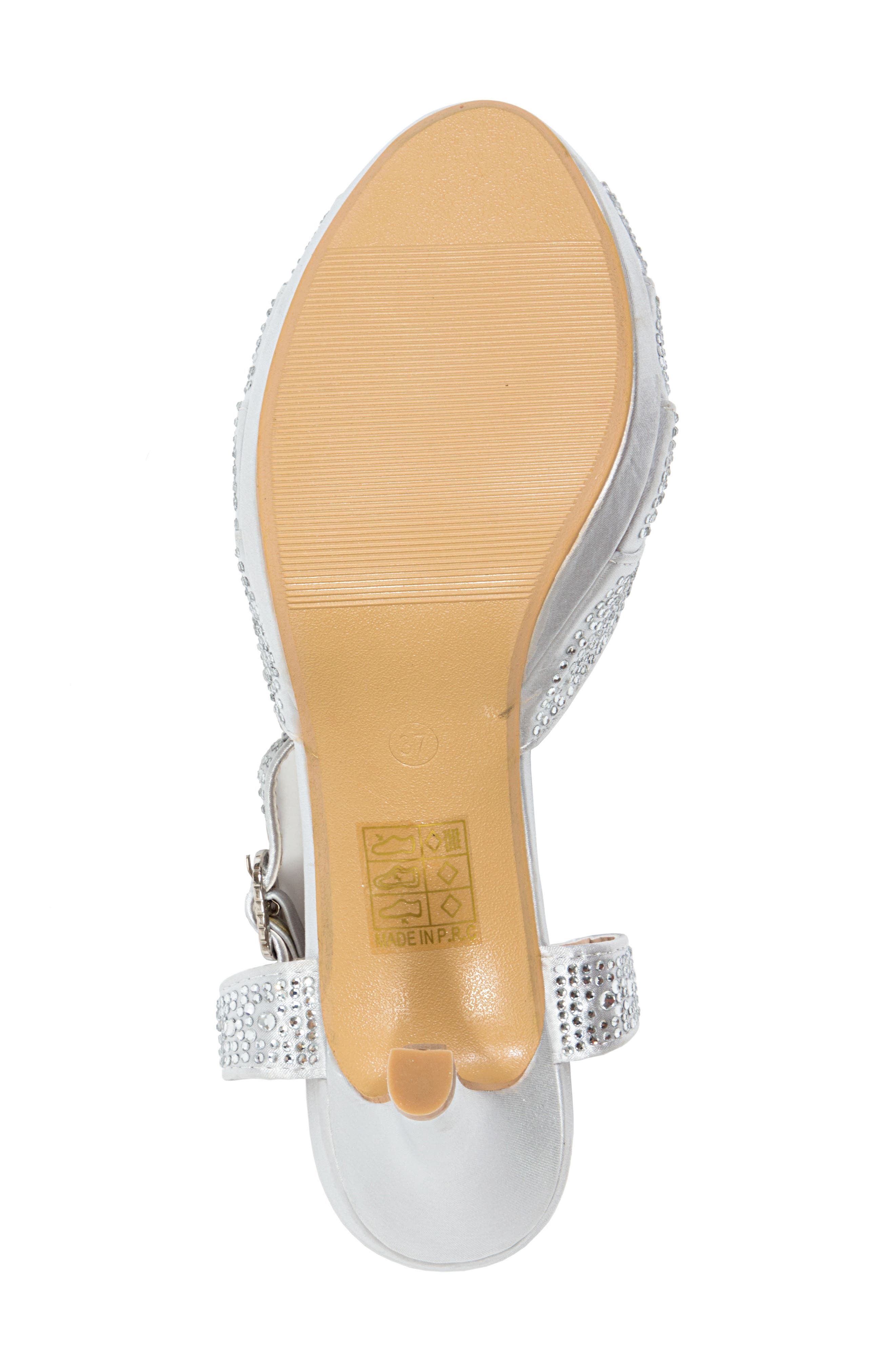 Midnight Rhinestone Sandal, Alternate, color, SILVER