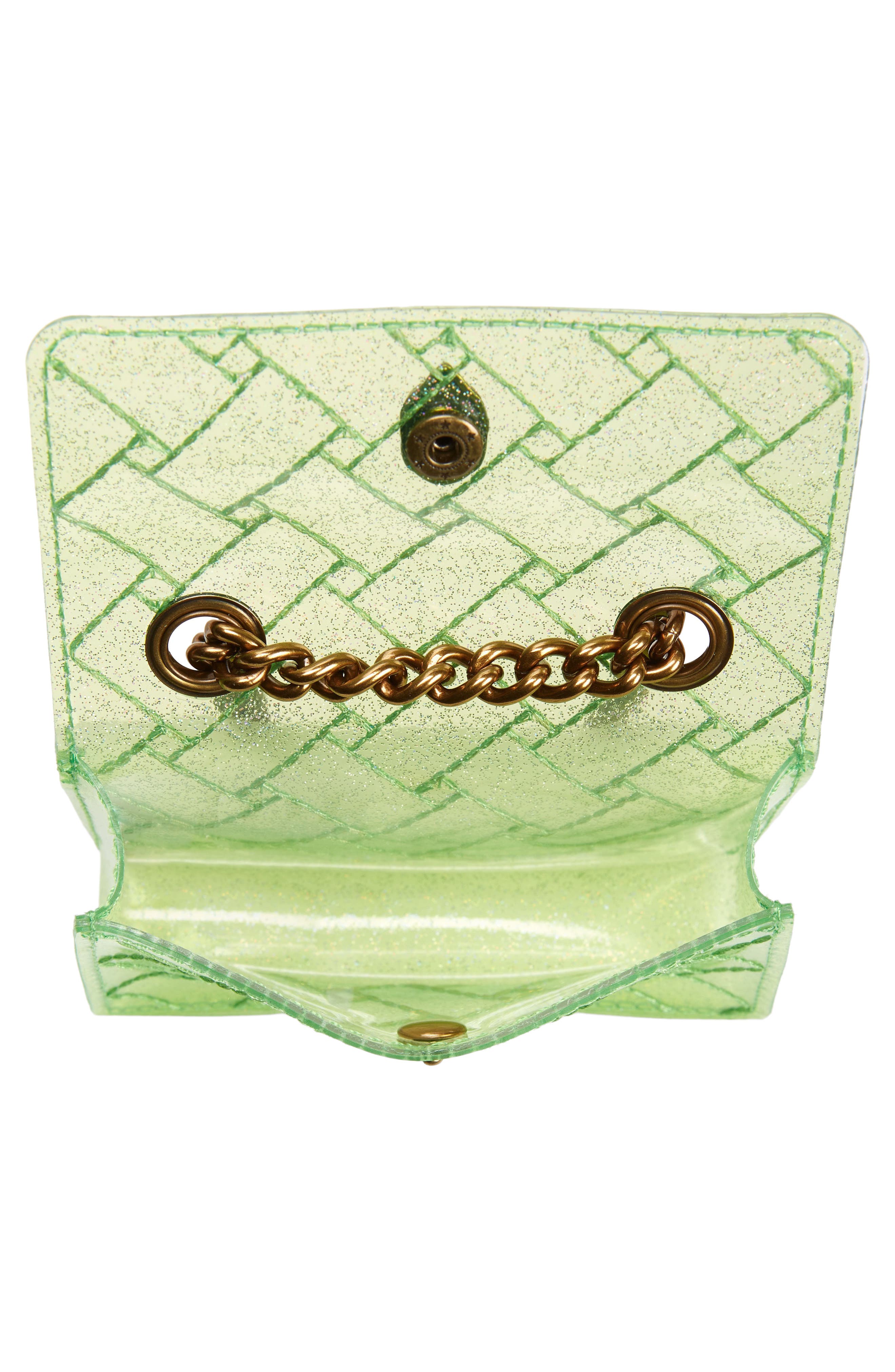 Kurt Geiger London Micro Kensington Vinyl Convertible Crossbody Bag, Alternate, color, 