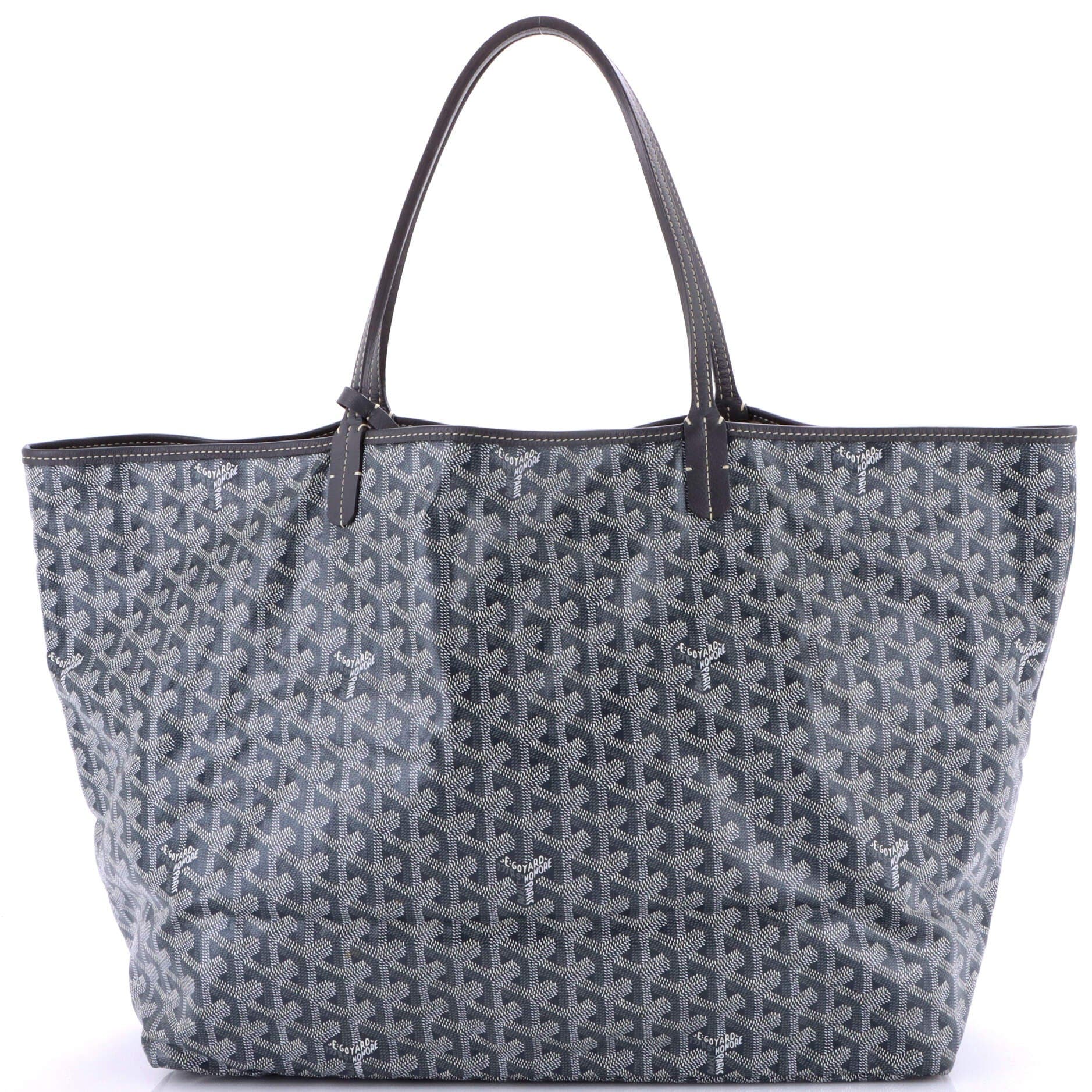 Pre-Owned Goyard Saint Louis Tote Coated Canvas GM, Main, color, 