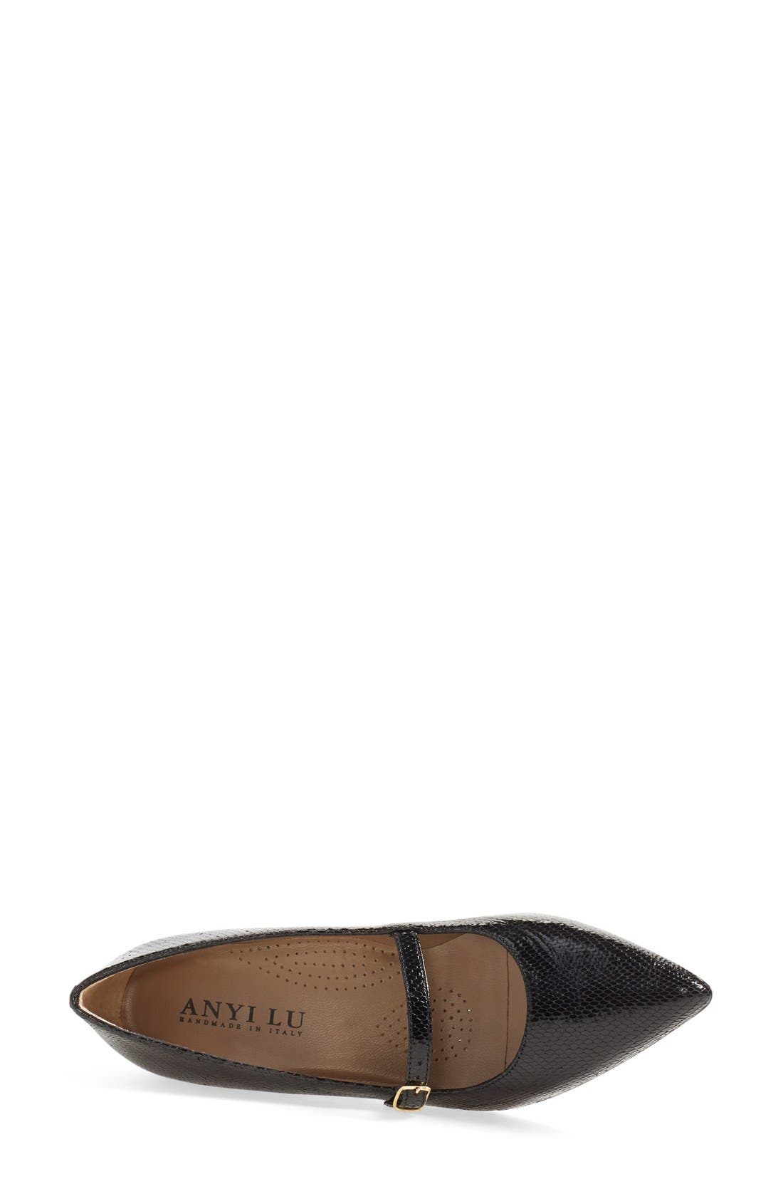 'Georgia' Pump, Alternate, color, BLACK
