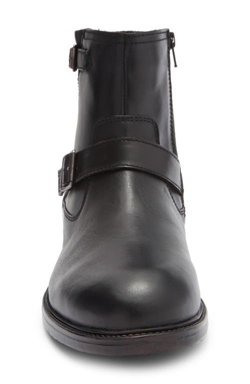 Steve Madden Lisbon Buckle Boot In Black