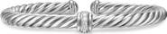 David Yurman Cablespira® Flex Bracelet in Sterling Silver with Diamonds, 6mm