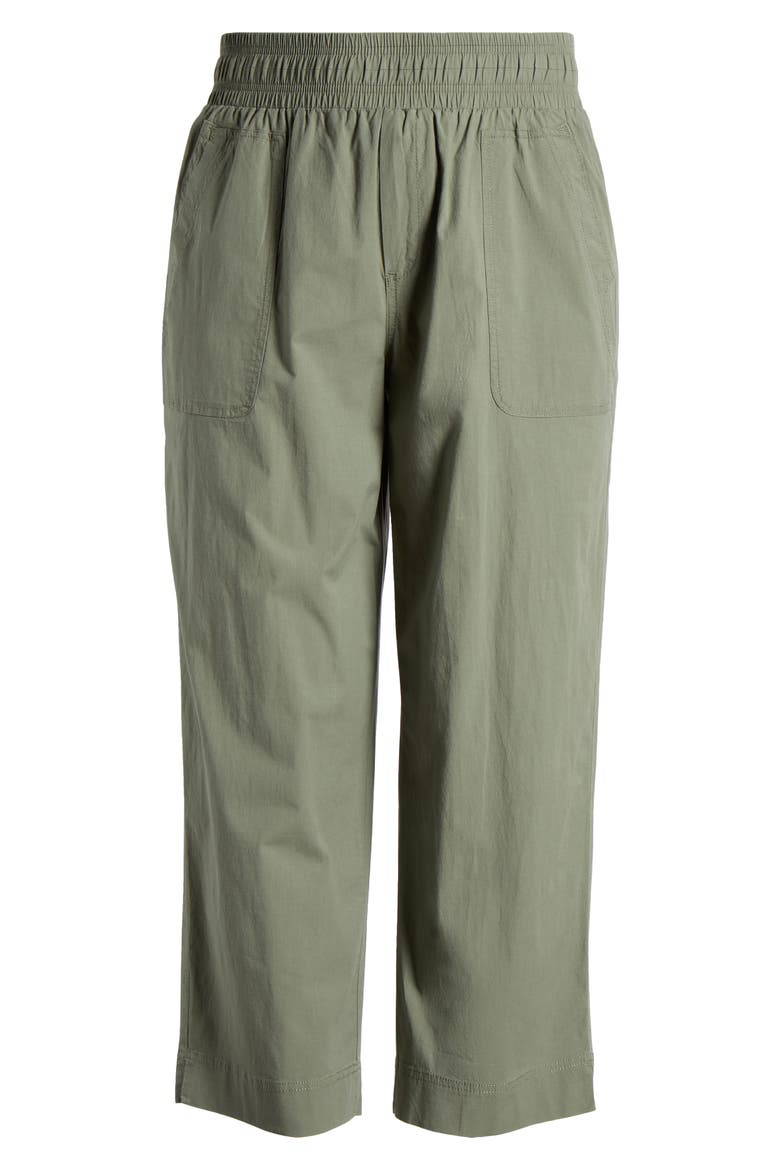Skyrise Patch Pocket Straight Leg Pants, Alternate, color, LILY PAD