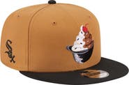 New Era Men's New Era Khaki/Black Chicago White Sox Ice Cream 9FIFTY Snapback Hat