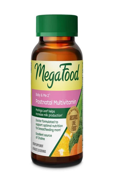 Baby & Me 2 Postnatal Multivitamin for Women Breastfeeding with Moringa Leaf, 60 Tablets