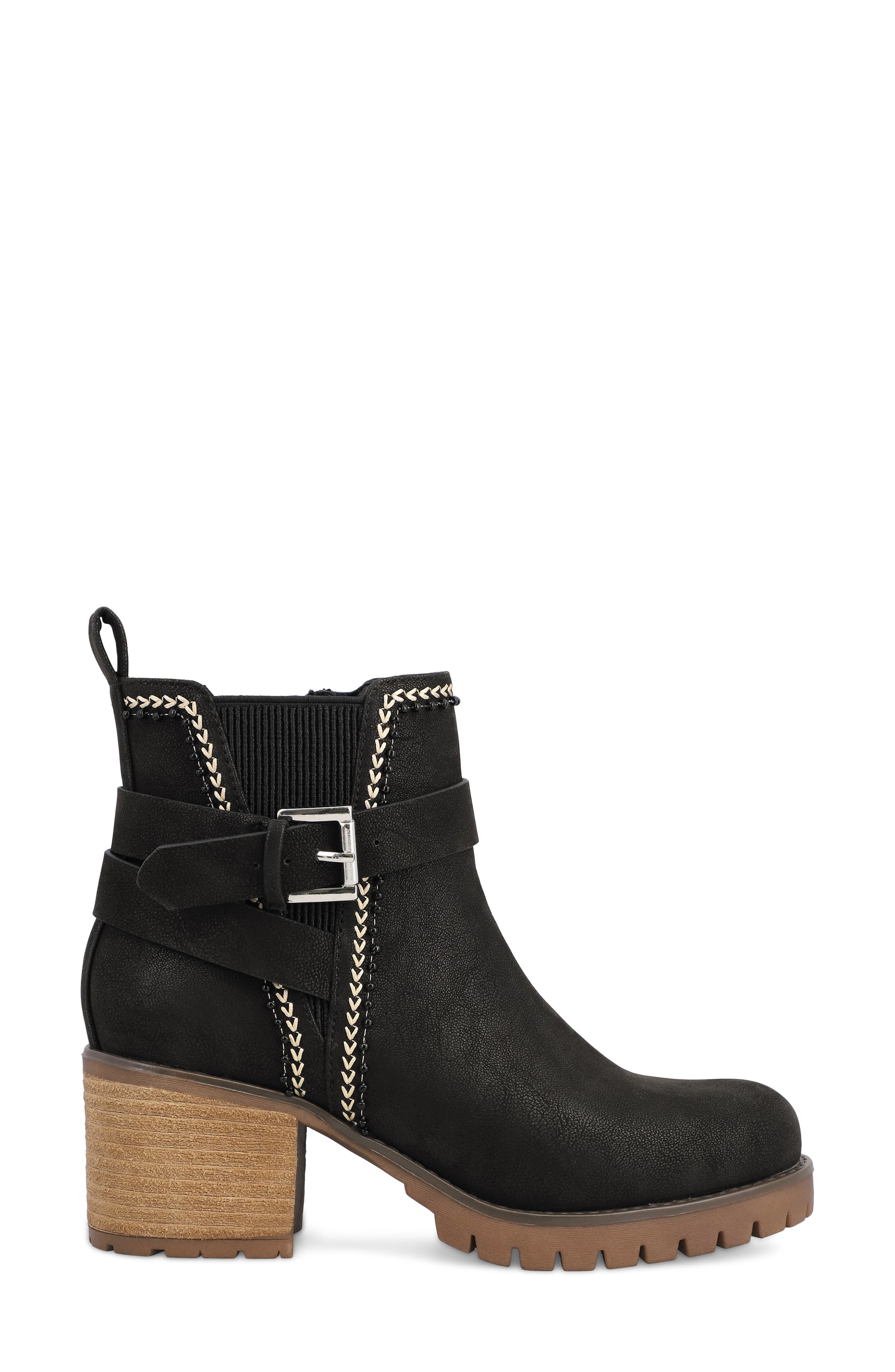MIA Fausta Platform Bootie, Alternate, color, Black