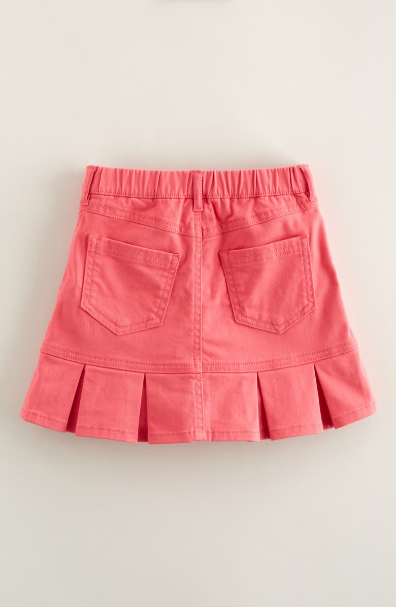 Tucker + Tate Pleated Hem Denim Skirt, Alternate, color, Pink Honey
