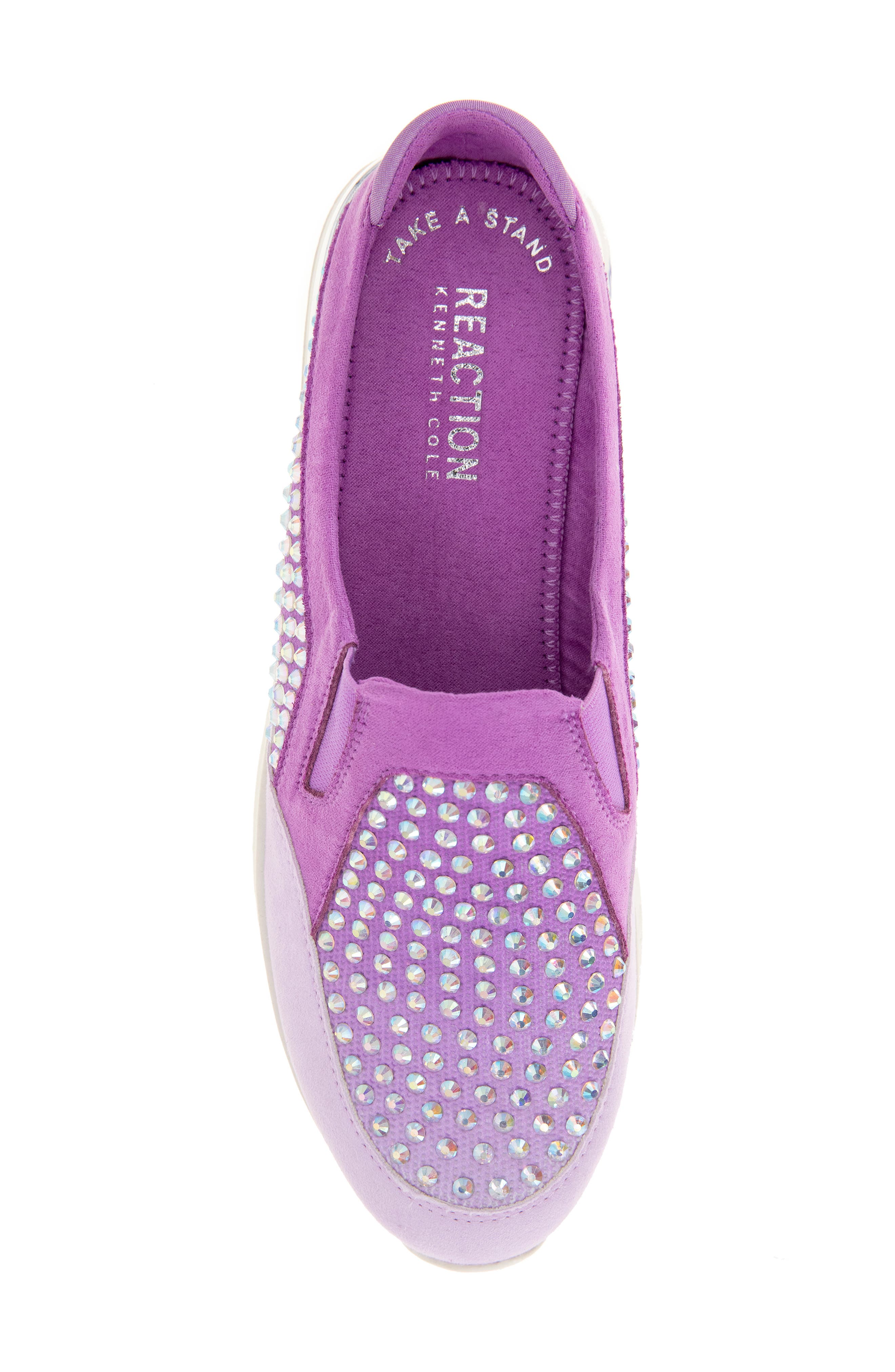 Cameron Rhinestone Sneaker Mule, Alternate, color, PANSY OMBRE KNIT