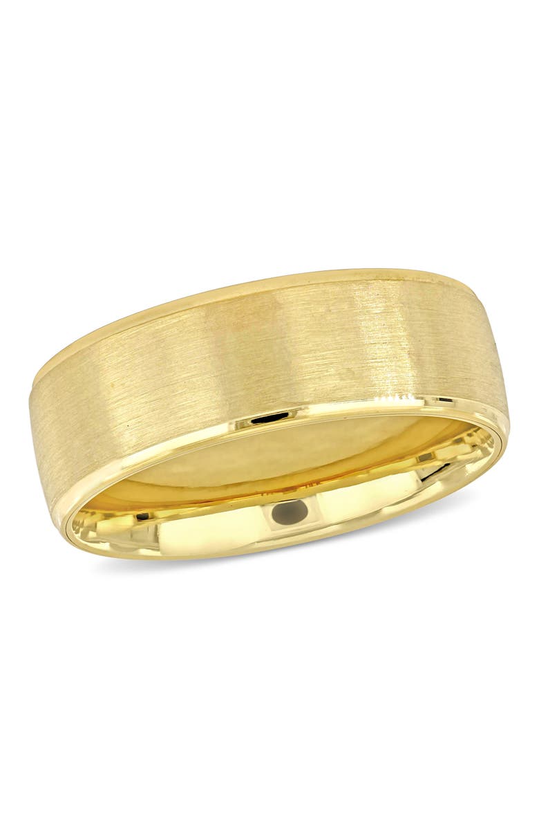 Julianna B. Men's 8mm Brushed Finish Wedding Band 14k, Main, color, 
