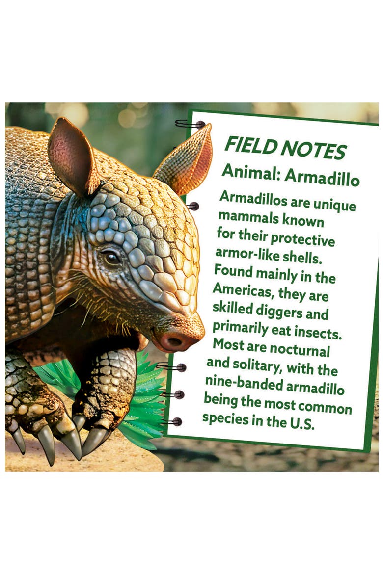 Armadillo 100 Piece Shaped Jigsaw Puzzle, Alternate, color, Multicolor