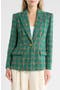 selected Green Windowpane Tweed