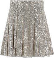 Lola + The Boys Party Shimmer Sequin Skirt