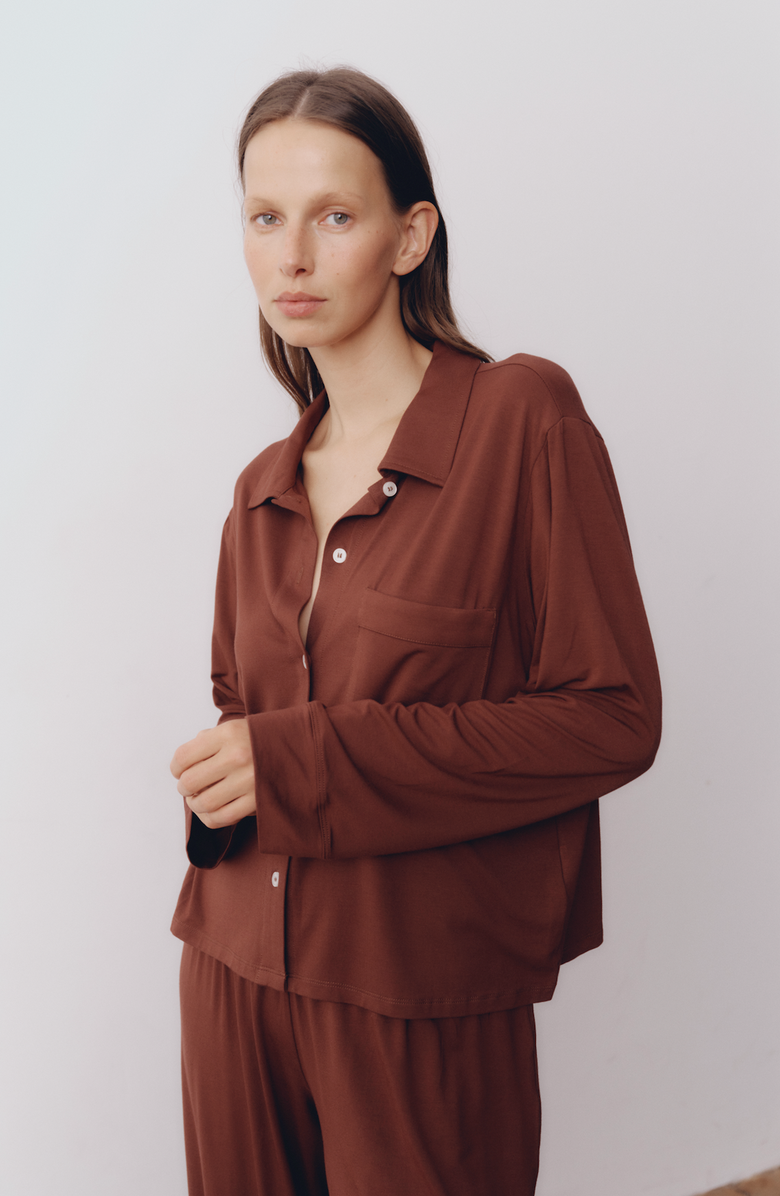 All My Love Sloan PJ Set, Alternate, color, Toast