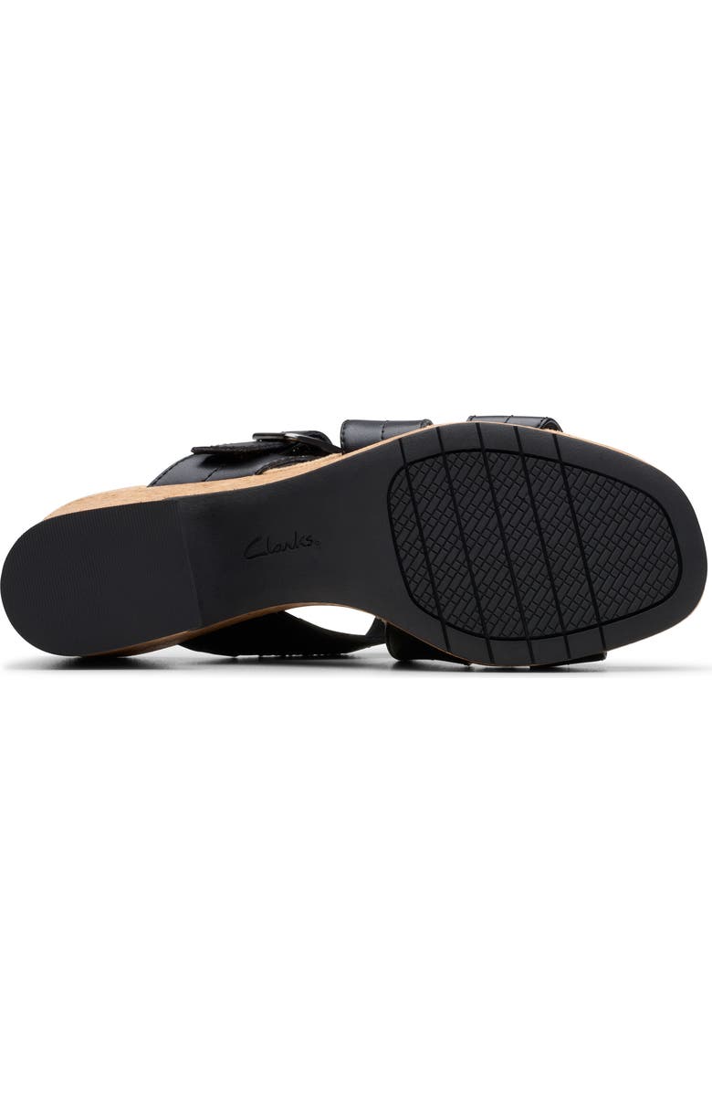 Clarks<sup>®</sup> Nerisa Holly Platform Sandal, Alternate, color, Black Leather