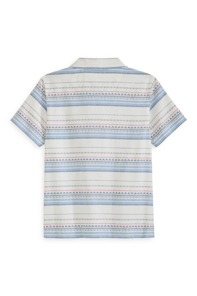 Kids' Dobby Camp Shirt, Alternate, color, GREY/ GREY
