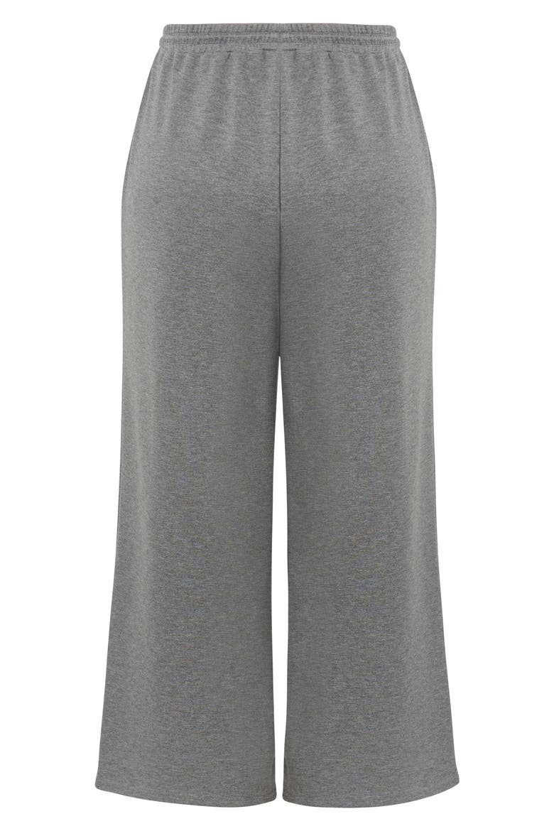 Maia Wide Leg Pull-On Pants, Alternate, color, GREY