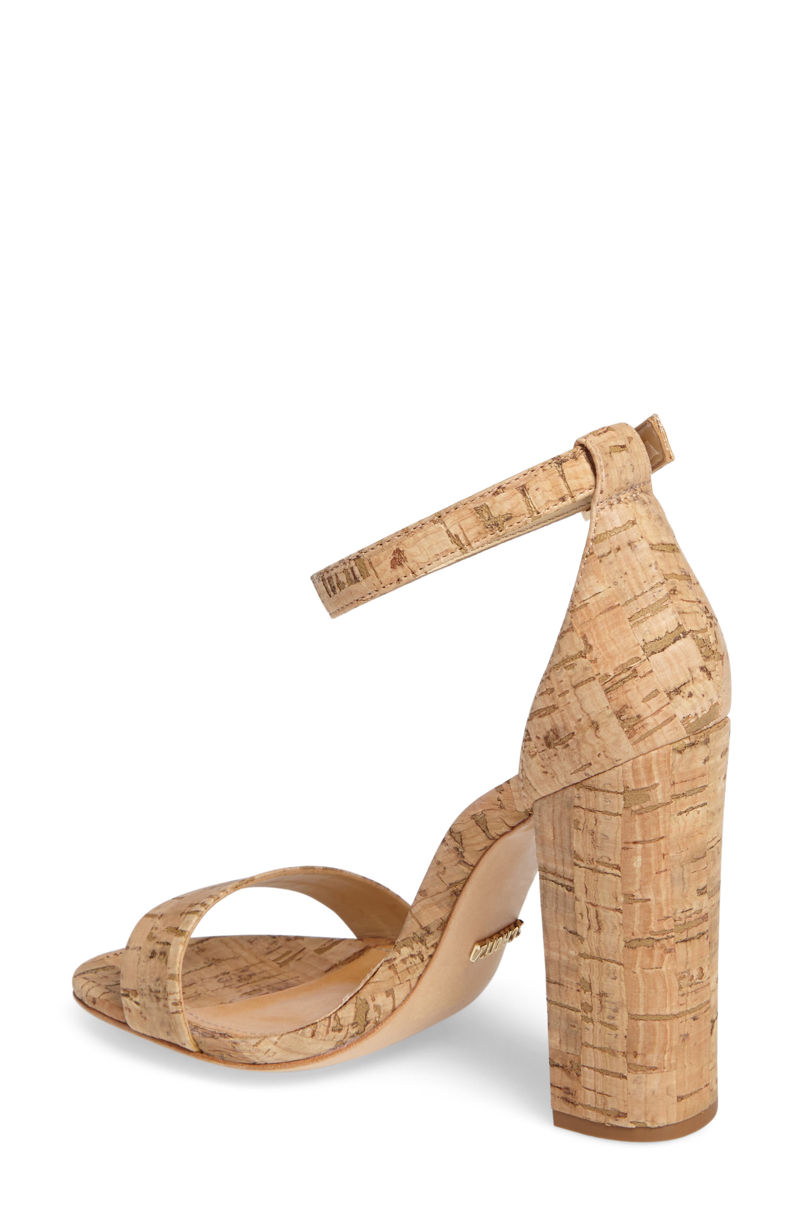 Enida Sandal, Alternate, color, NATURAL LEATHER
