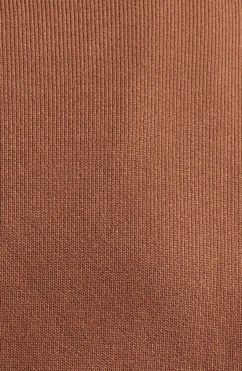 ZOE AND CLAIRE Knit & Denim Trucker Jacket, Alternate, color, Brown/ Denim