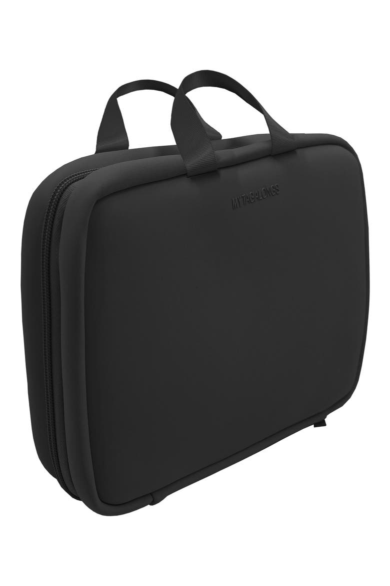 Everleigh Hanging Toiletry Bag, Alternate, color, BLACK
