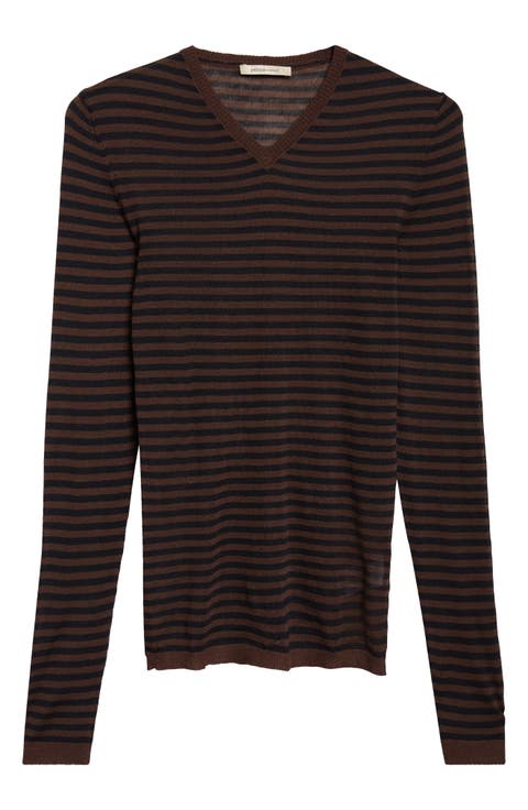 Iglú Stripe Extrafine Merino Wool Blend Sweater