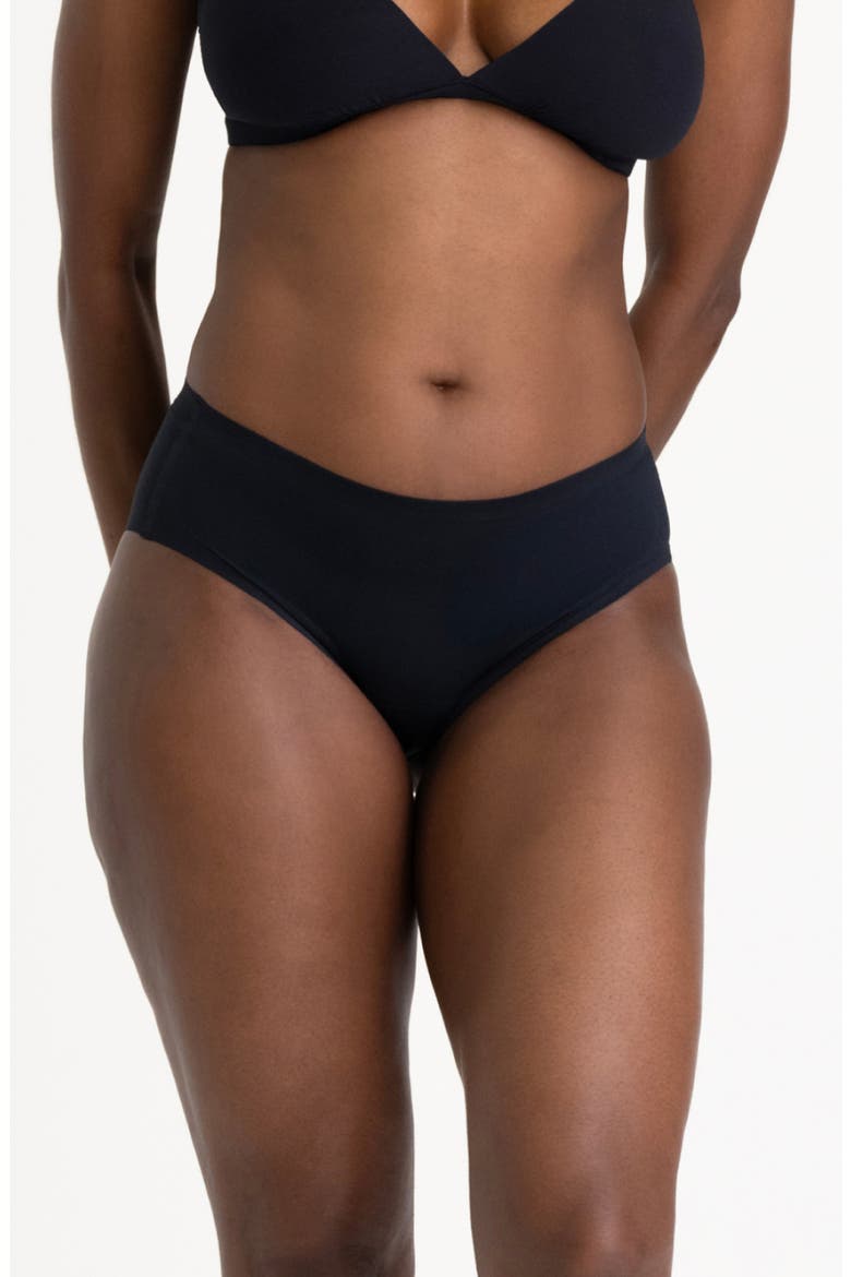 Period & Leakproof Seamless Briefs, Main, color, BLACK