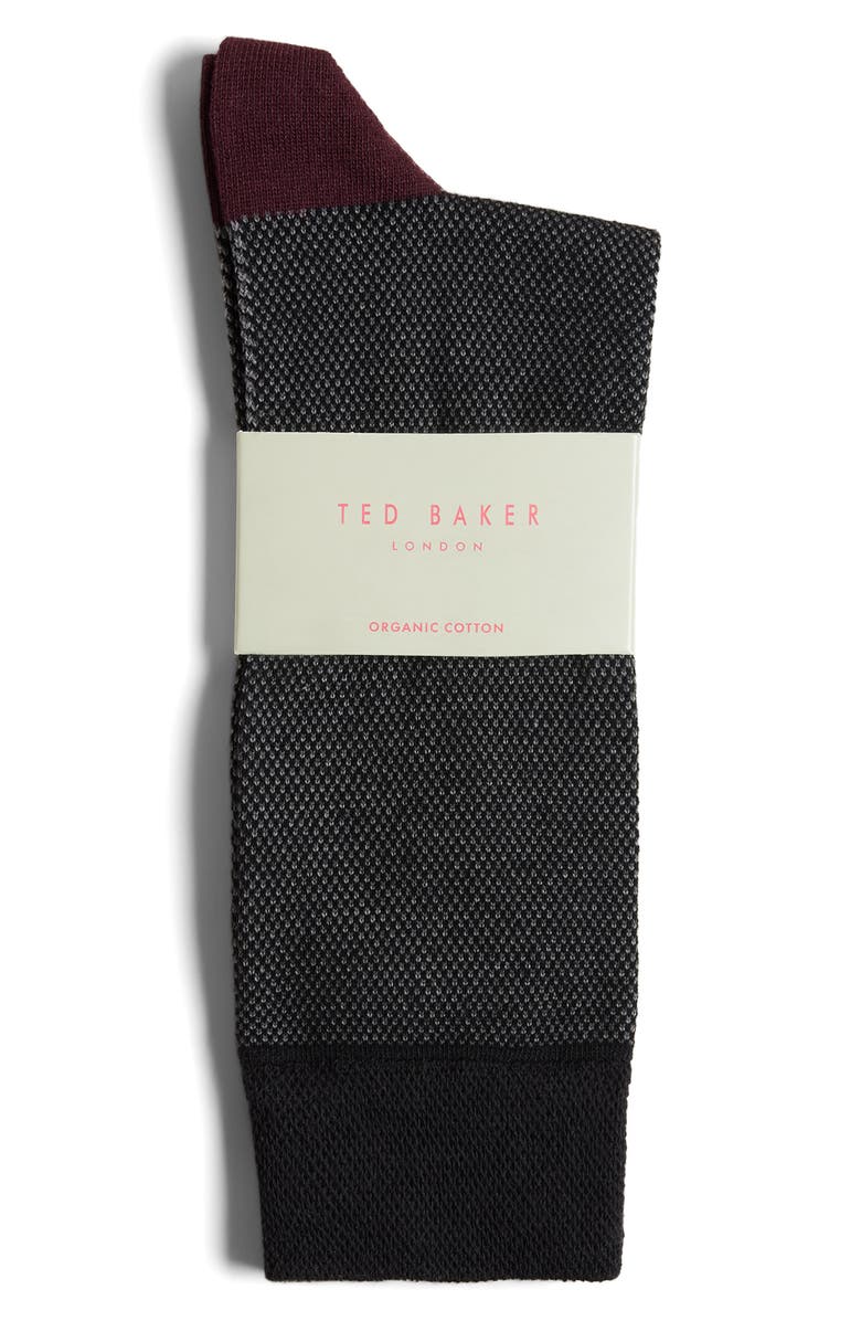 Ted Baker London Cortex Micropattern Dress Socks, Alternate, color,