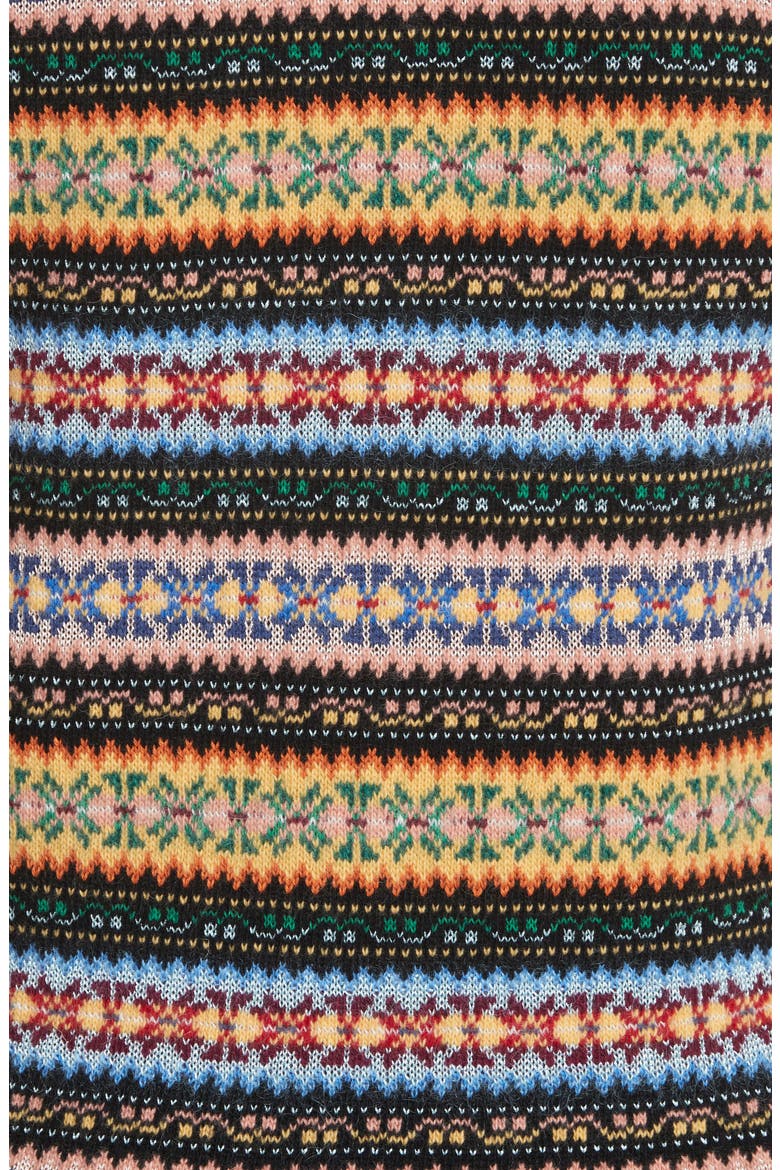 Nº21 Fair Isle Stripe Wool Blend Sweater, Alternate, color, MULTICOLOR