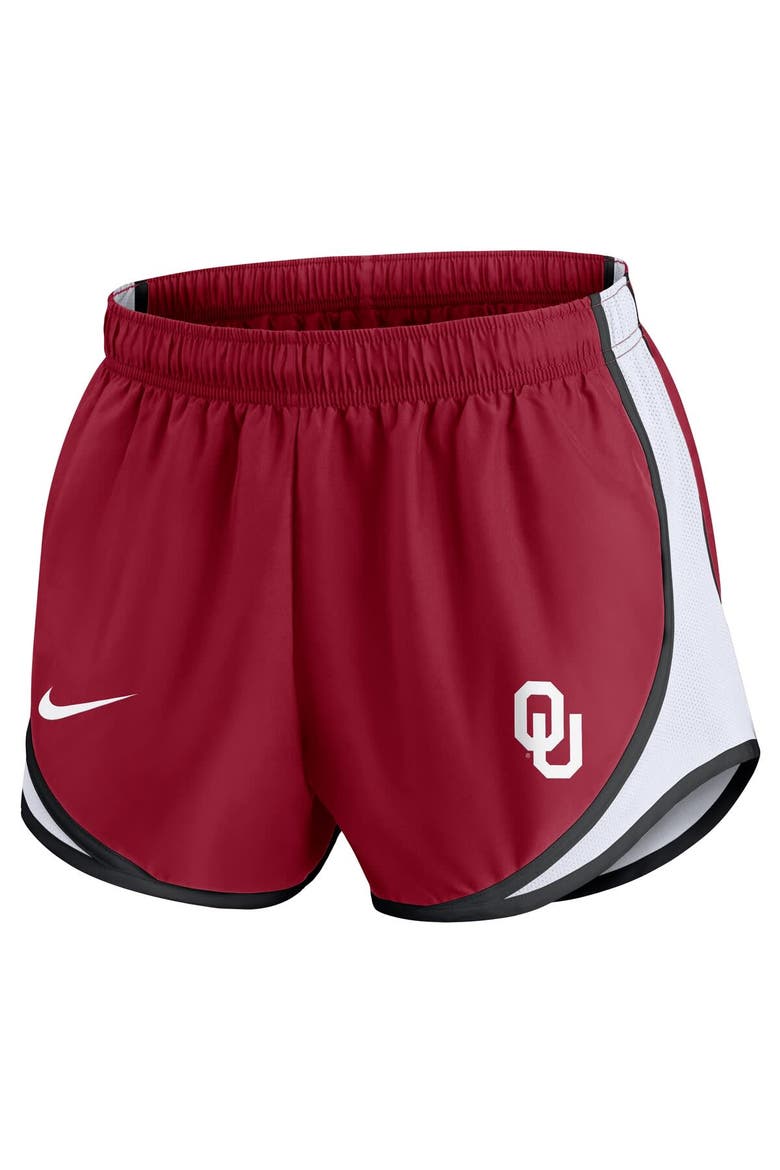 Women's Nike Crimson Oklahoma Sooners Spring Break Tempo Performance Shorts, Alternate, color, Crimson
