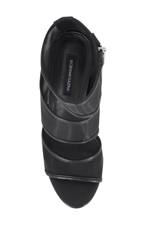 Bcbg Max Azria Surali Ankle Strap Sandal In Black