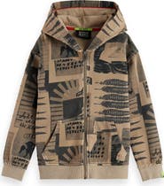 Scotch & Soda Kids' Cotton French Terry Zip Hoodie