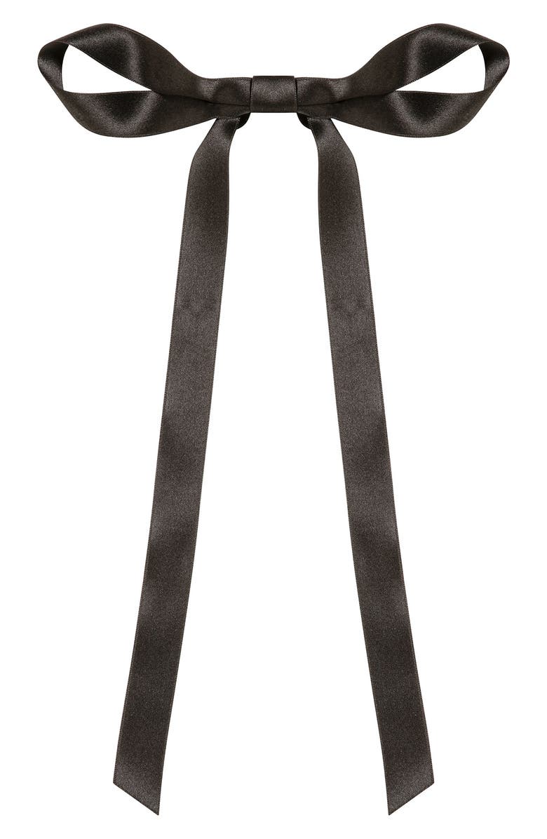 Jennifer Behr Gretta Silk Bow Barrette, Main, color,