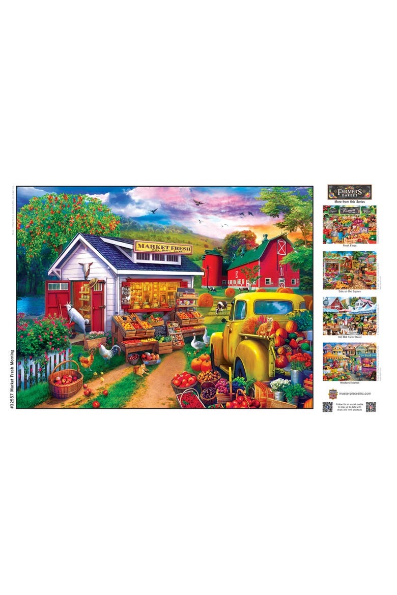 Market Fresh Morning 750 Piece Puzzle, Alternate, color, Multicolor