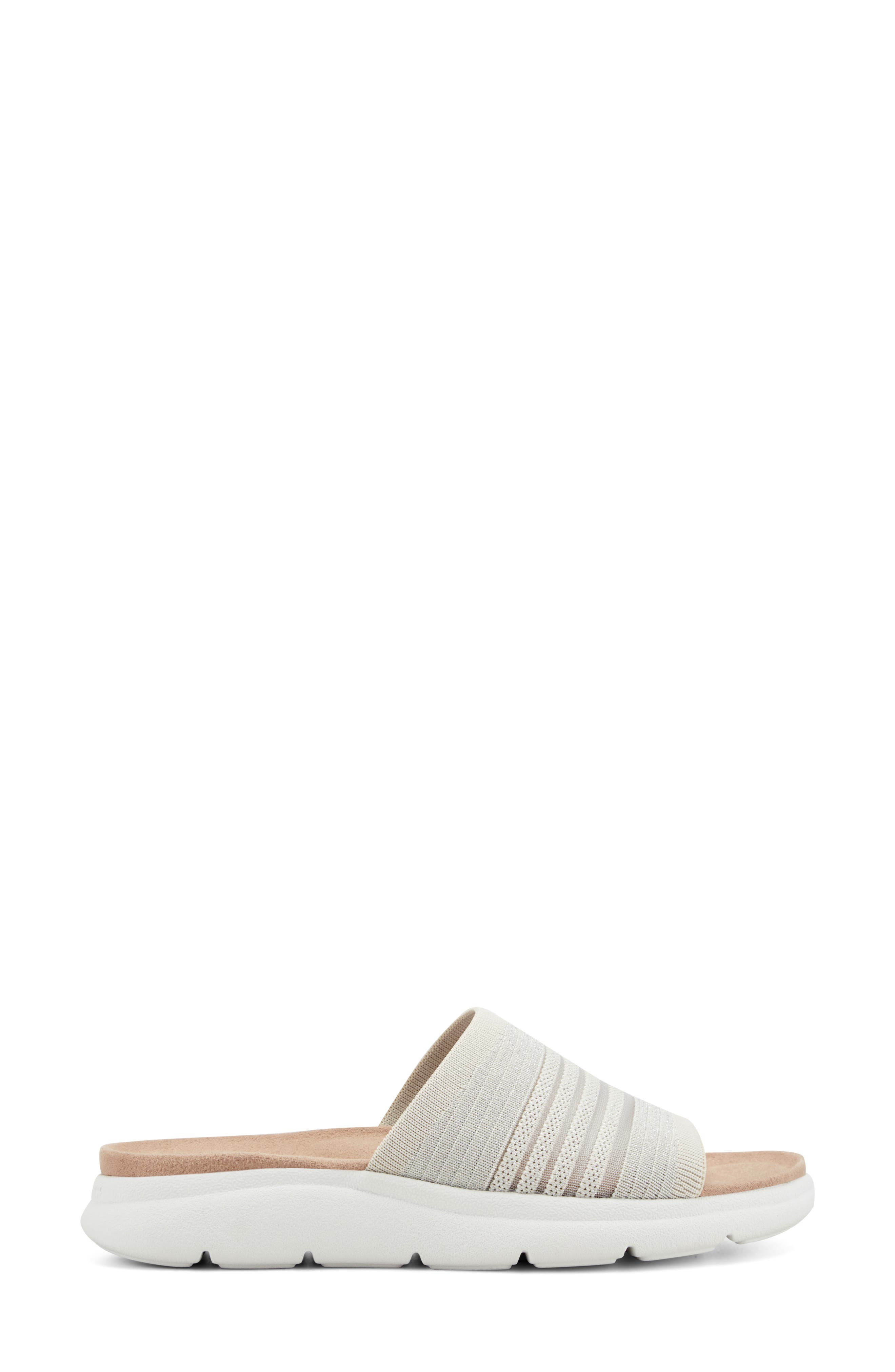 Easy Spirit Alison Slide Sandal, Alternate, color, Ivory