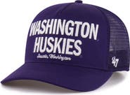 '47 Men's '47 Purple Washington Huskies Contemporary Hitch Trucker Adjustable Hat