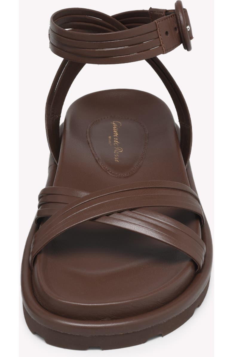 Gianvito Rossi Lianne Flat, Alternate, color, Brown Nappa