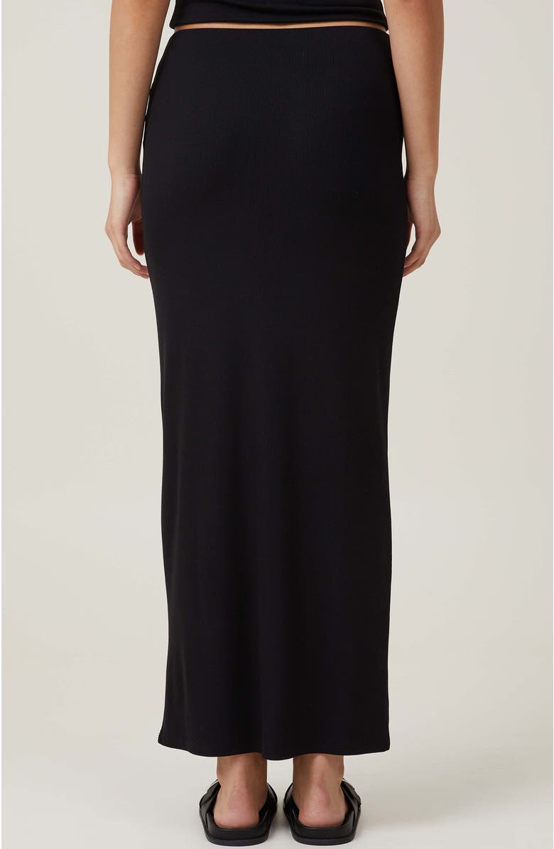 Cotton On Women's Staple Rib Maxi Skirt, Alternate, color,