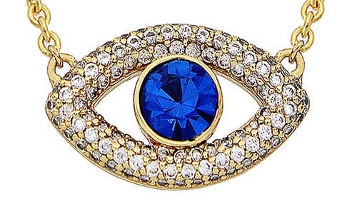 KURT GEIGER KURT GEIGER LONDON PAVÉ EVIL EYE PENDANT NECKLACE