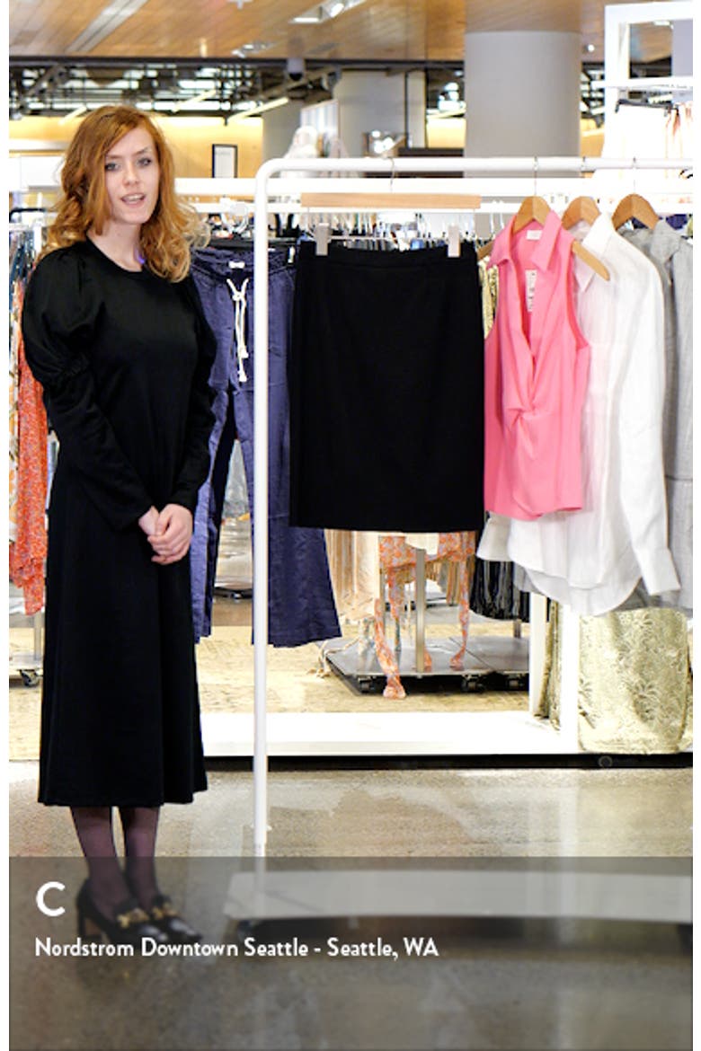 Vilea Tropical Stretch Wool Pencil Skirt video