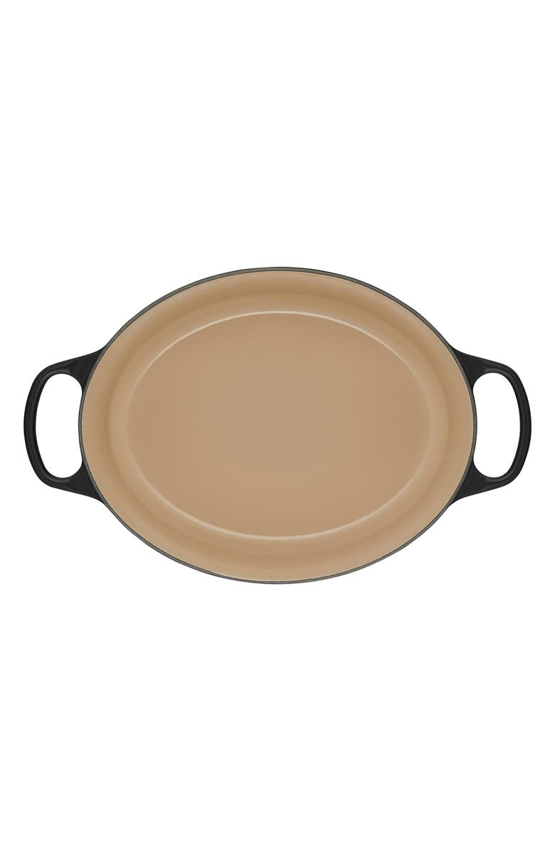 Le Creuset Signature 6.75-Quart Oval Enamel Cast Iron French/Dutch Oven with Lid, Alternate, color, Licorice