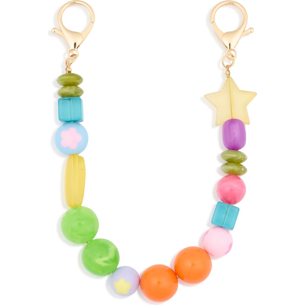 Leith Beaded Bag Charm In Multi