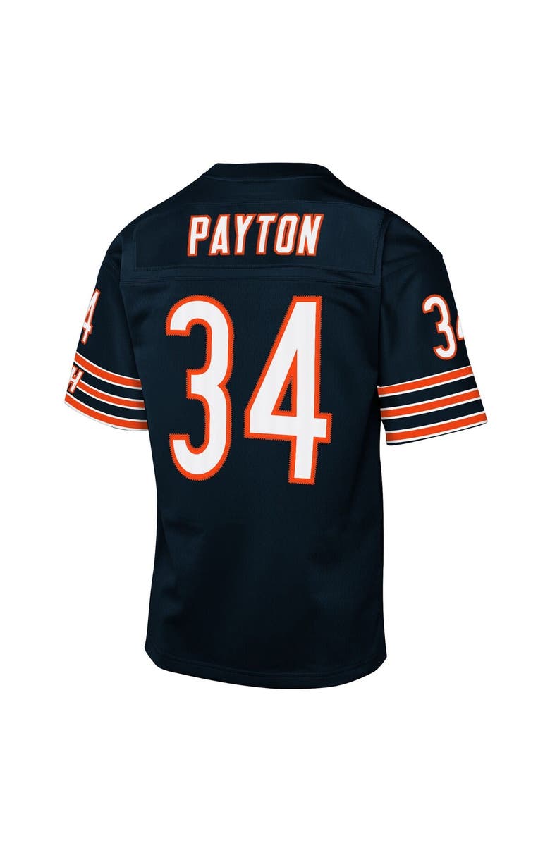 Mitchell & Ness Youth Mitchell & Ness Walter Payton Navy Chicago Bears 1985 Throwback Fashion Jersey, Alternate, color, Navy