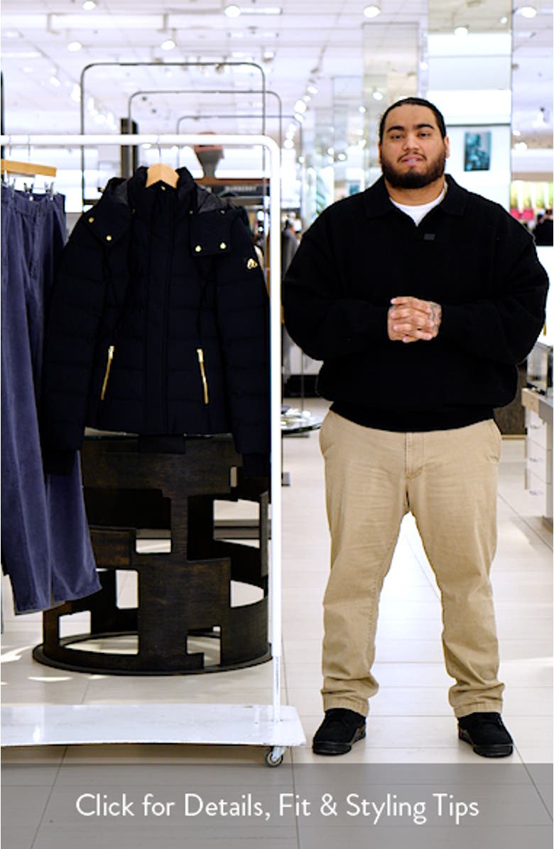 Betta Shearling Trim 800 Fill Power Down Water Repellent Jacket, sales video thumbnail