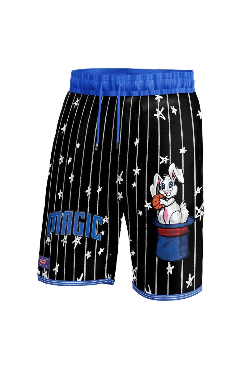NBA X KIDSUPER Unisex NBA & KidSuper Studios by Fanatics Black Orlando Magic Hometown Shorts, Alternate, color, Black