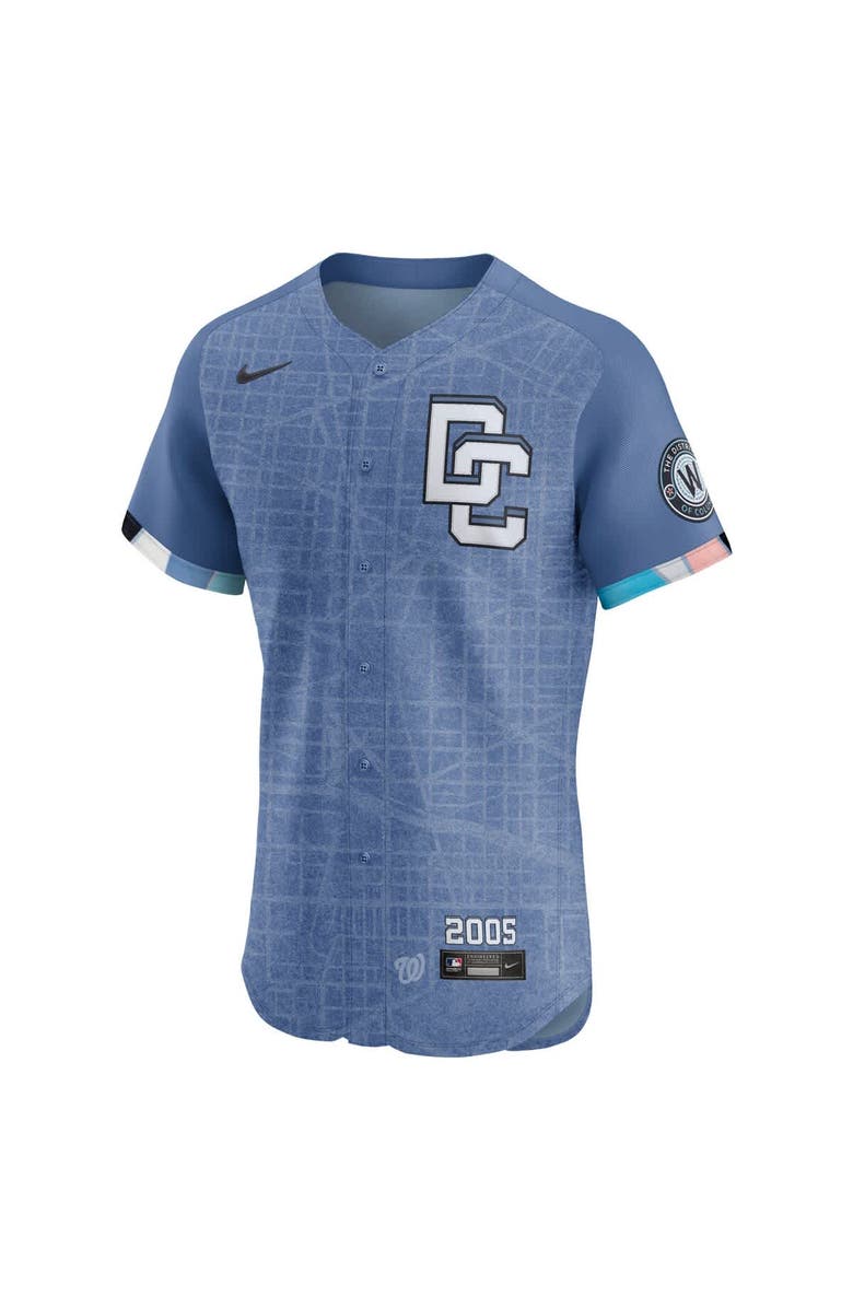 Nike Men's Nike Blue Washington Nationals 2025 City Connect Elite Jersey, Alternate, color, Blue