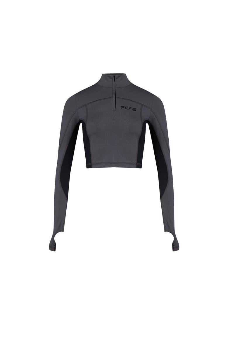 Your *Itch High Neck Active Top, Alternate, color, Anthracite